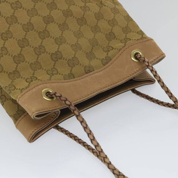 GUCCI GG Canvas Hand Bag Brown 109143 Auth 57772 - Picture 6 of 16